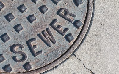 blocked sewer drain pipe repair